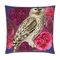 Snowy Owl Velvet Cushion Cover