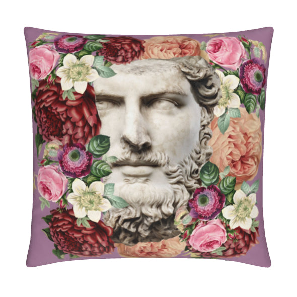 Lucius Versus Velvet Cushion Cover