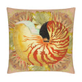 Nautilus Spray Velvet Cushion Cover