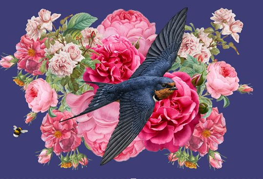 Joyous Swallow Pillowcase