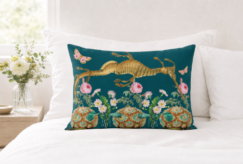 Emerald Sea Dragon Pillowcase