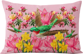 Radiant Hummingbird Pillowcase