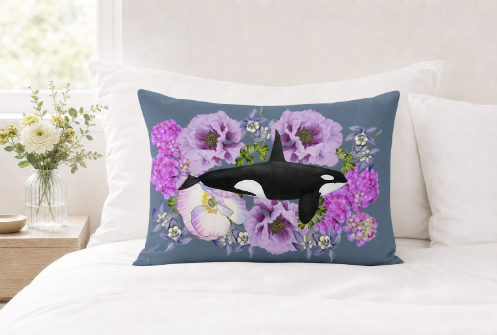 Orca Bloom Pillowcase